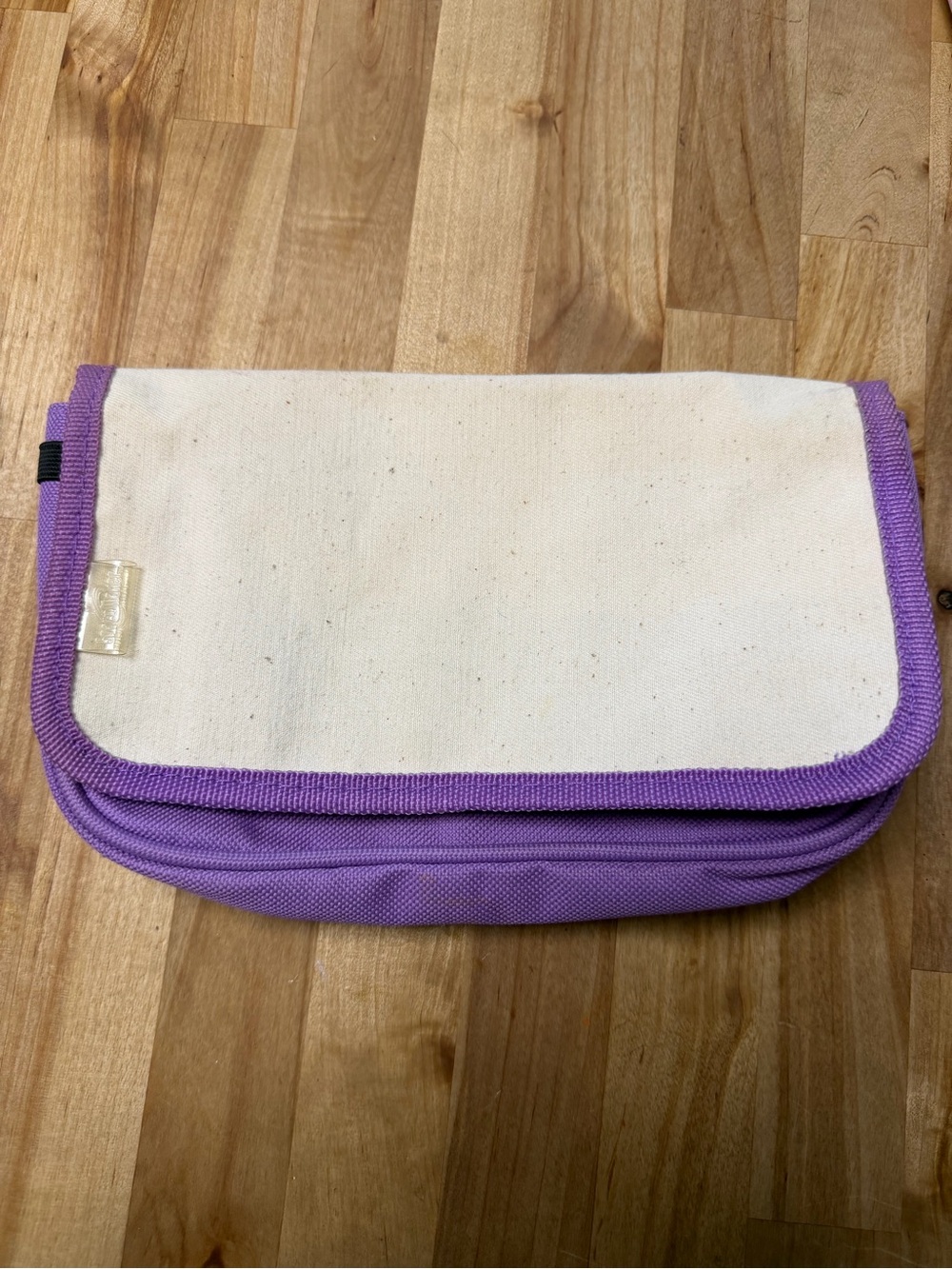 Y2K Spacemaker Canvas and Purple Zip Pen Case